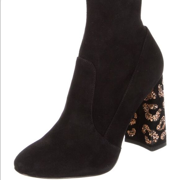 Sophia Webster Felicity Leopard Ankle Sock Boots - Picture 4 of 11